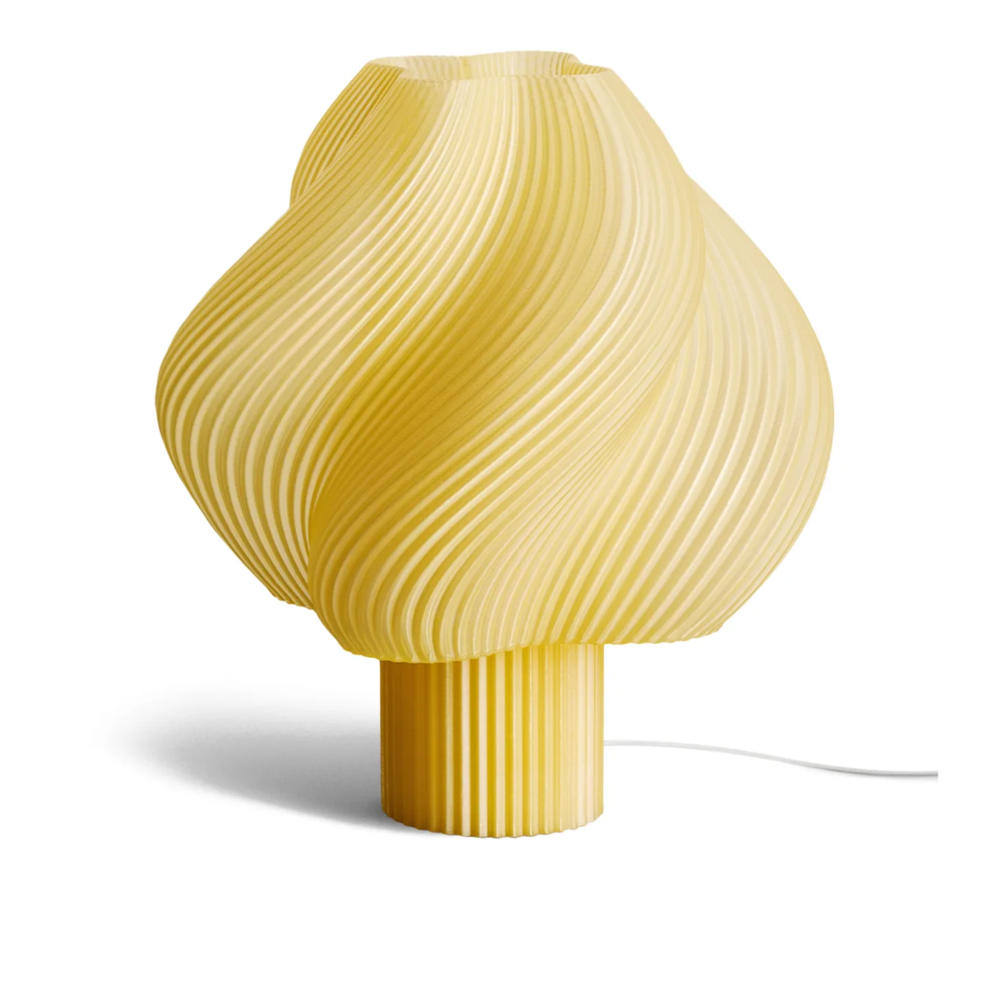 Crème Atelier - Soft Serve Mega golvlampa Limoncello Sorbet - Skärmlampor - Gul - Plast