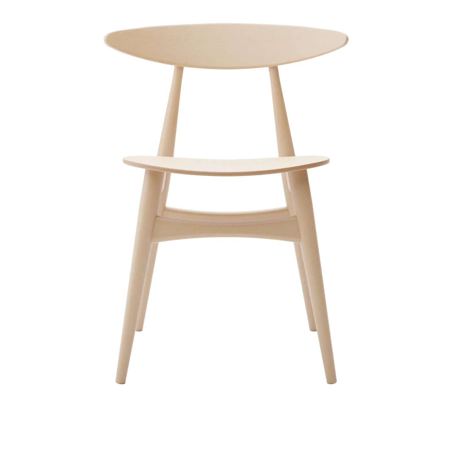 Carl Hansen - CH33T, Klarlackad Bok - Matstolar - Hans J. Wegner - Träfärgad - Trä
