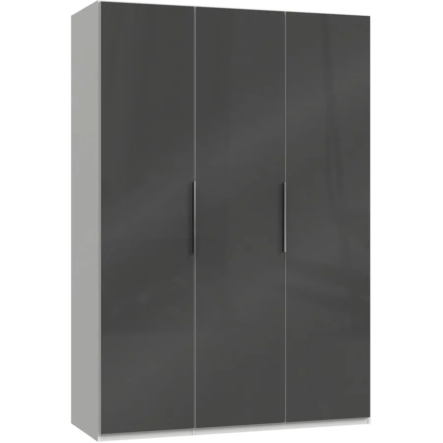 Kleiderschrank Sanko grau Holzwerkstoff B 150 cm