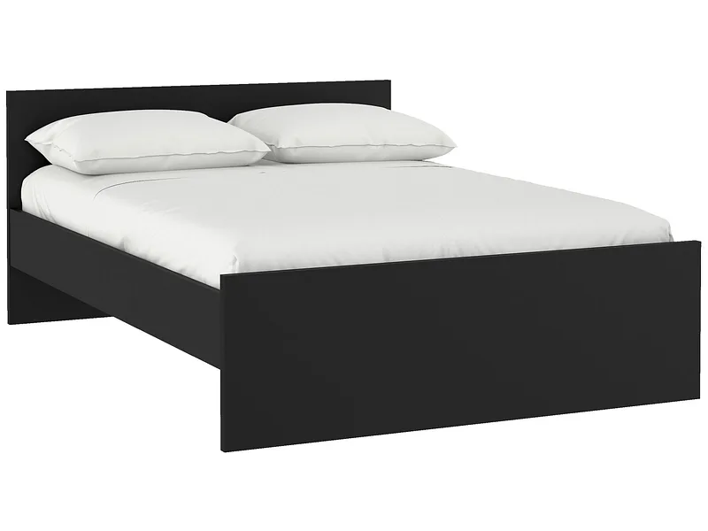 Bett NAIA 140x200cm spanplatte schwarz