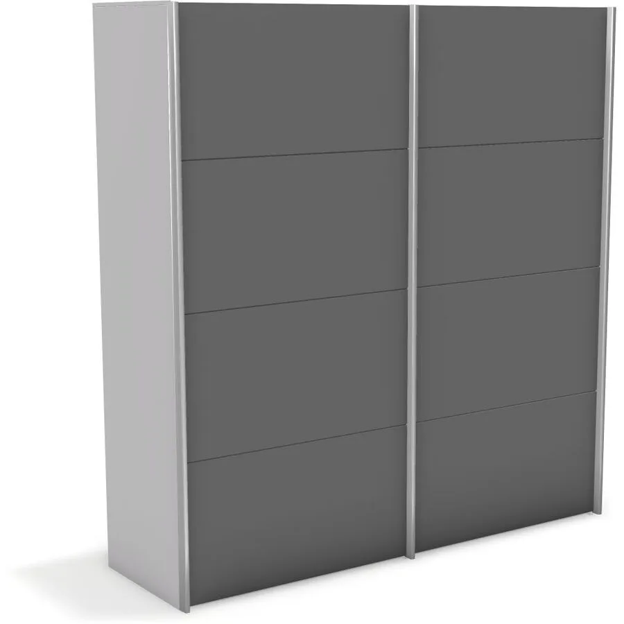 Kleiderschrank Window weiss Holzwerkstoff B 197 cm - Möbel Konfigurator: Traummöbel individuell zusammenstellen