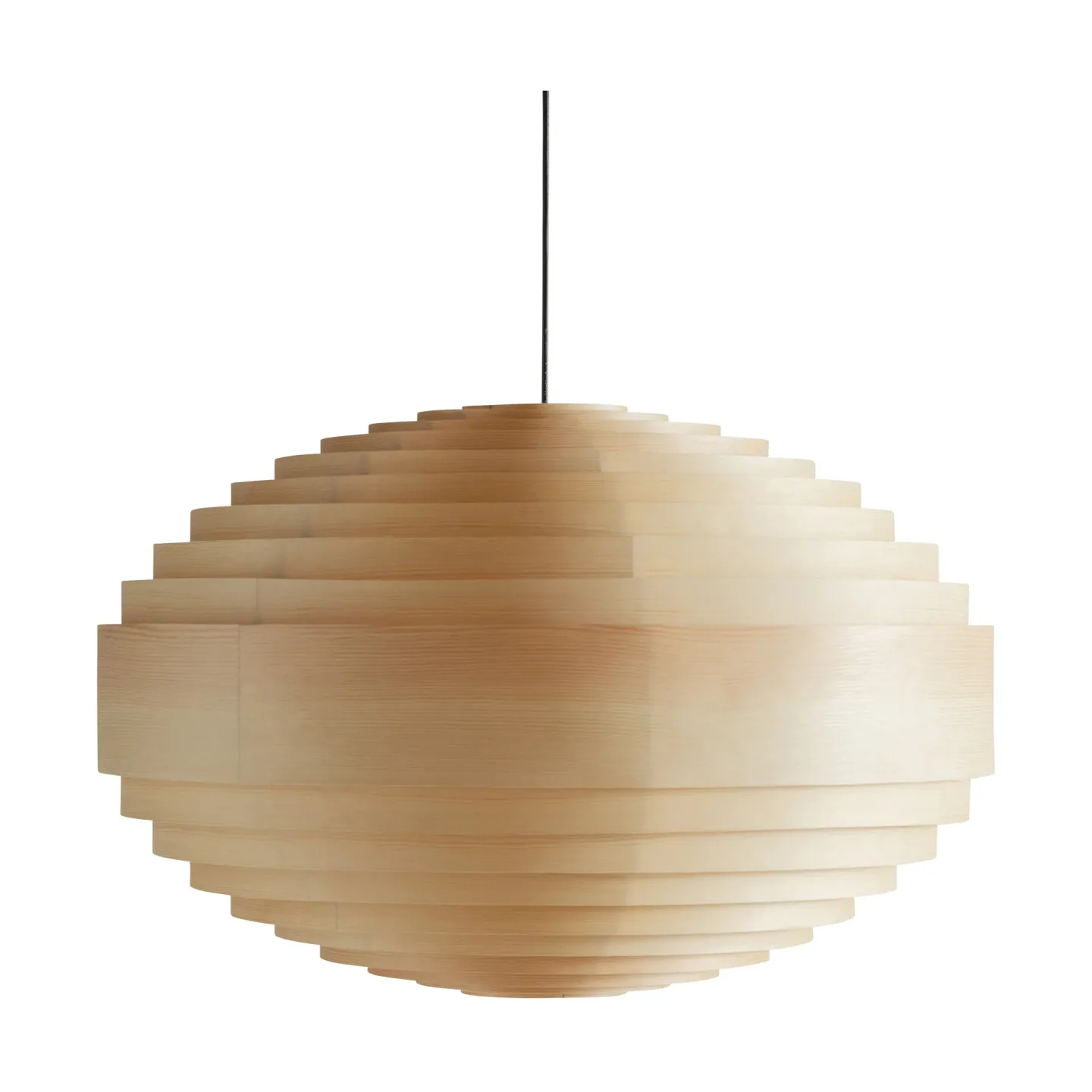 Vaarnii 1002 Hans Pendant pendel Matt oljevaxad furu, XL Ø70 cm