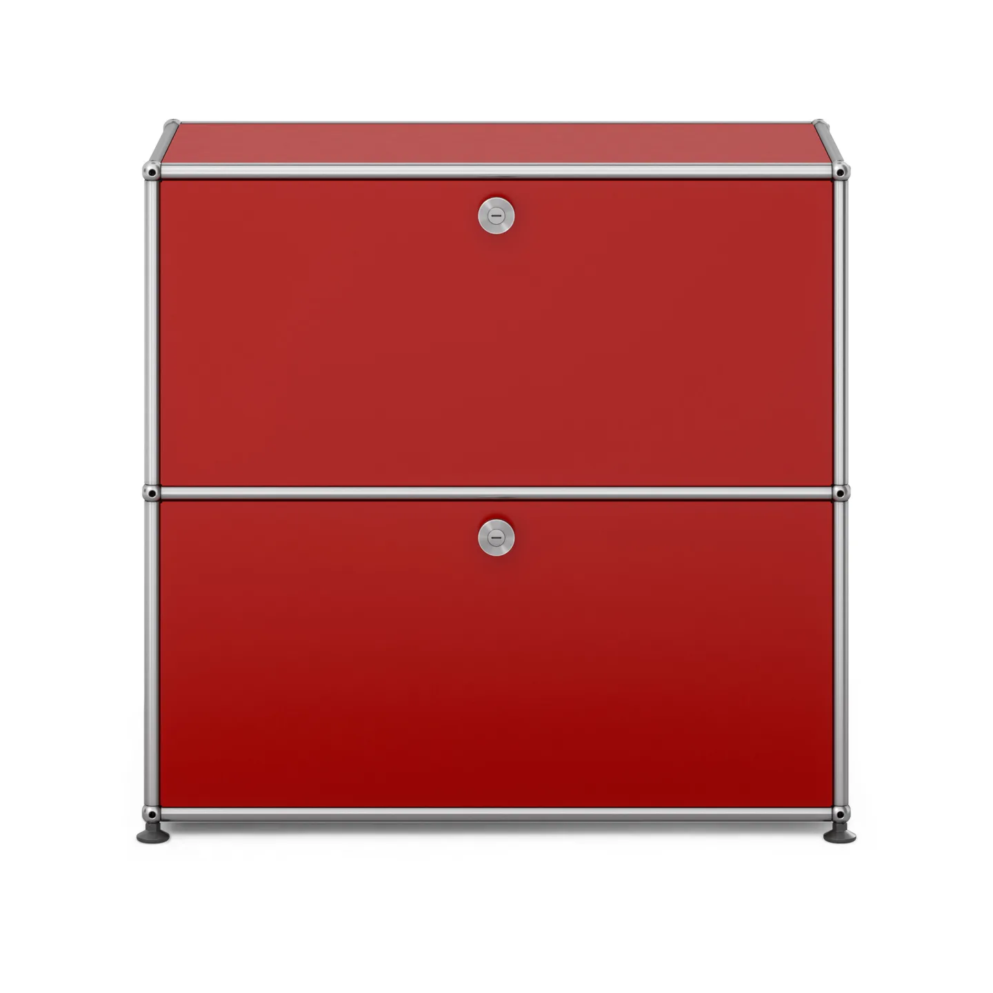 USM - USM Haller S2 23 USM Ruby Red - Skänkar och sideboards - Fritz Haller & Paul Schärer - Röd - Metall