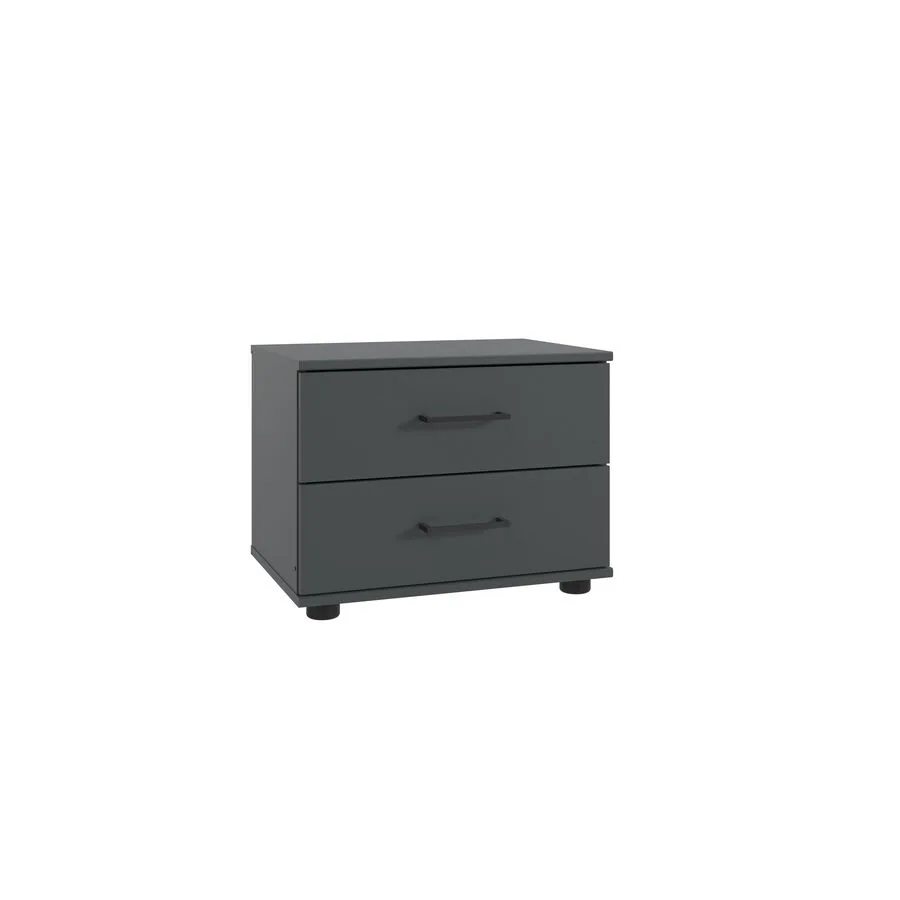 Nachttisch Tiby graphit Holzwerkstoff B 52 H 40 cm