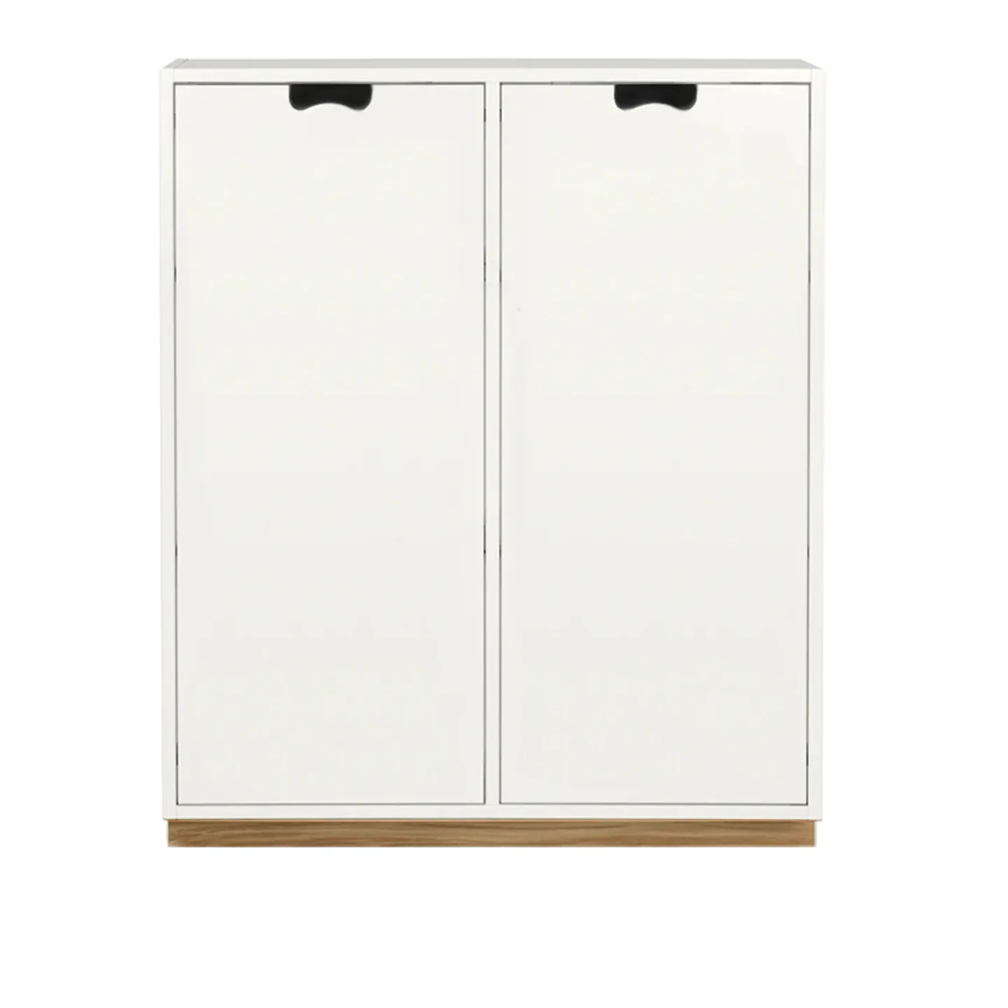 Asplund - Snow Cabinet E D30 Covered Doors - White, Ek Sockel - Skåp och vitrinskåp - Thomas Sandell & Jonas Bohlin - Vit - Trä