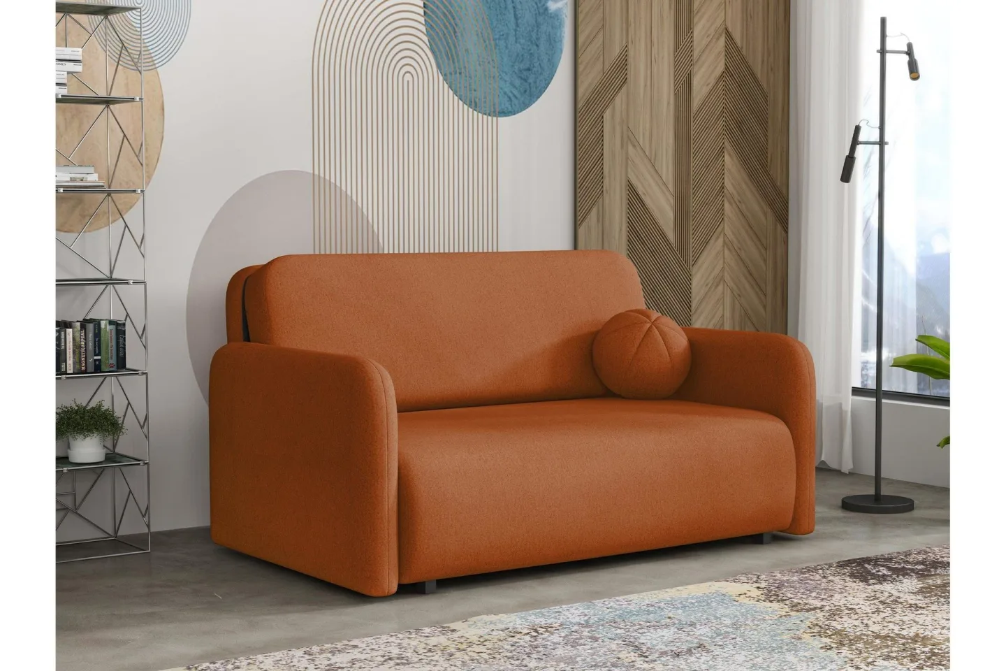 Ajmeri Bäddsoffa 3-sits - Orange