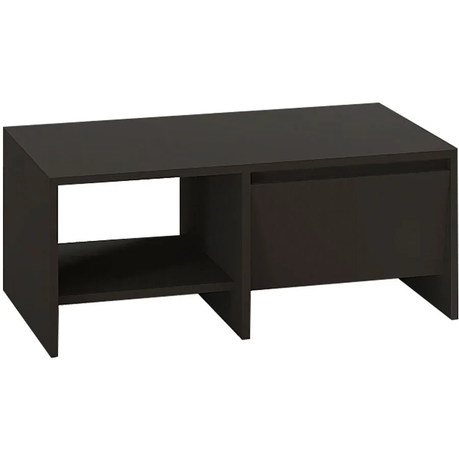 Salontisch Georis Anthrazit 100% Melaminbeschichtete Kiefer B 90 T 45 cm