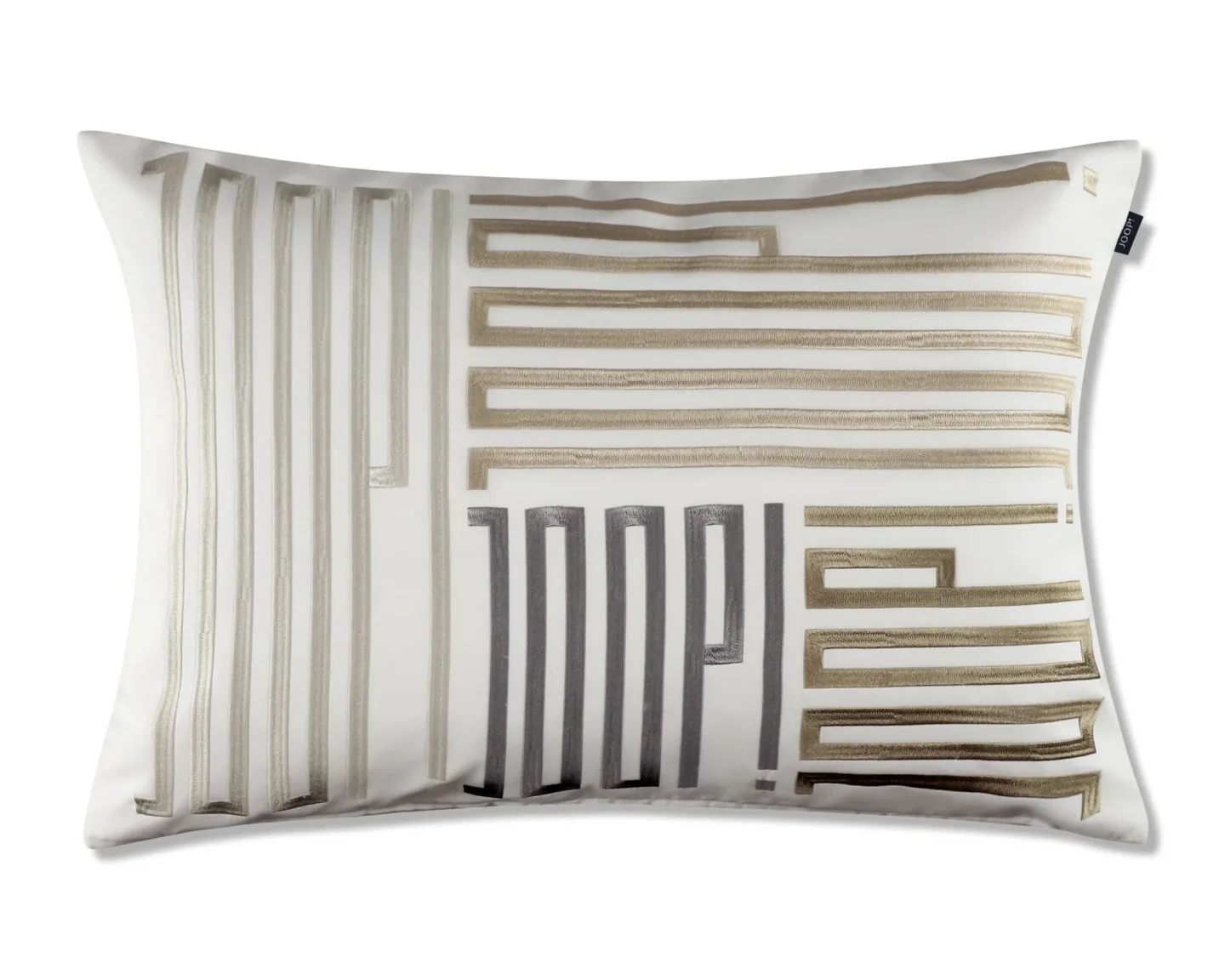 Stoeckel & Grimmler Kissenhülle Bars 60x40 cm Beige | Schubiger Möbel