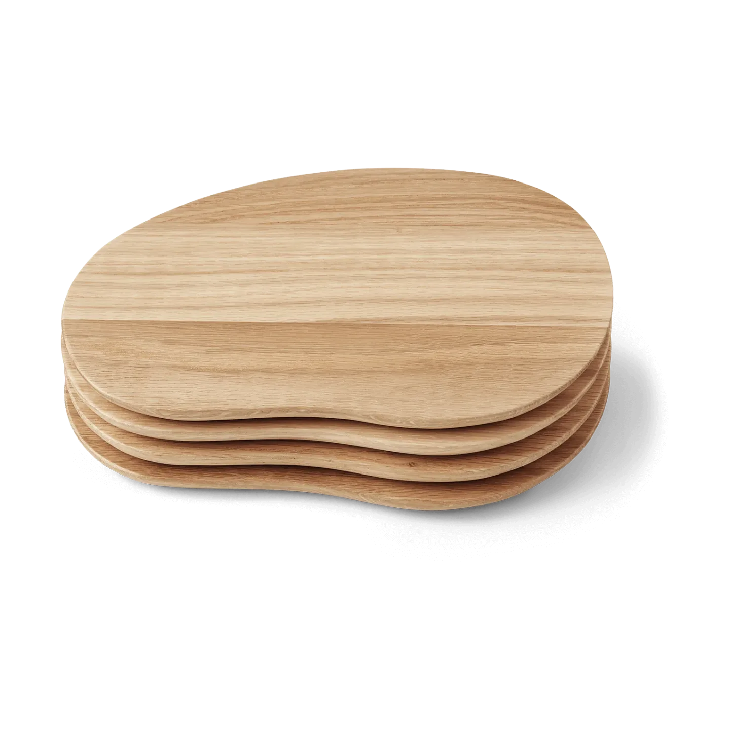 Ferm Living Cairn butter boards Tablett 4 Teile Oak