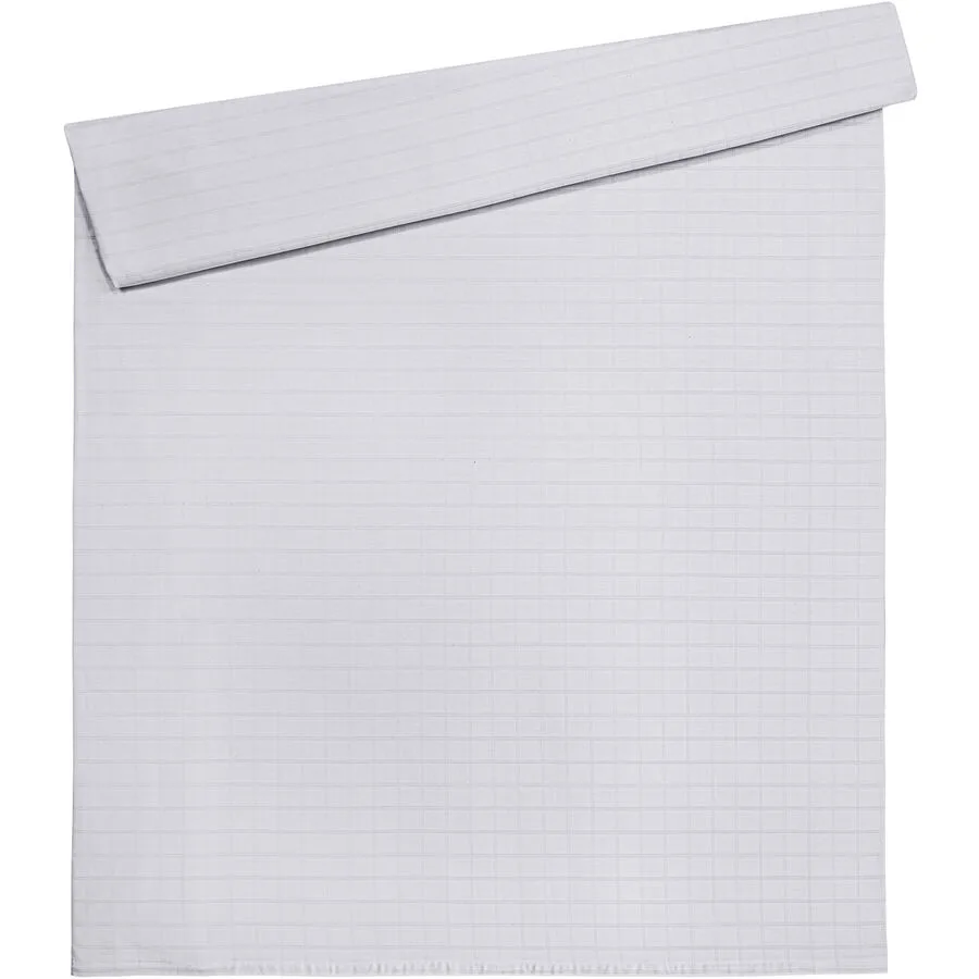 Flair Duvetbezug Damast Weiss Baumwolle 210 cm 160 cm