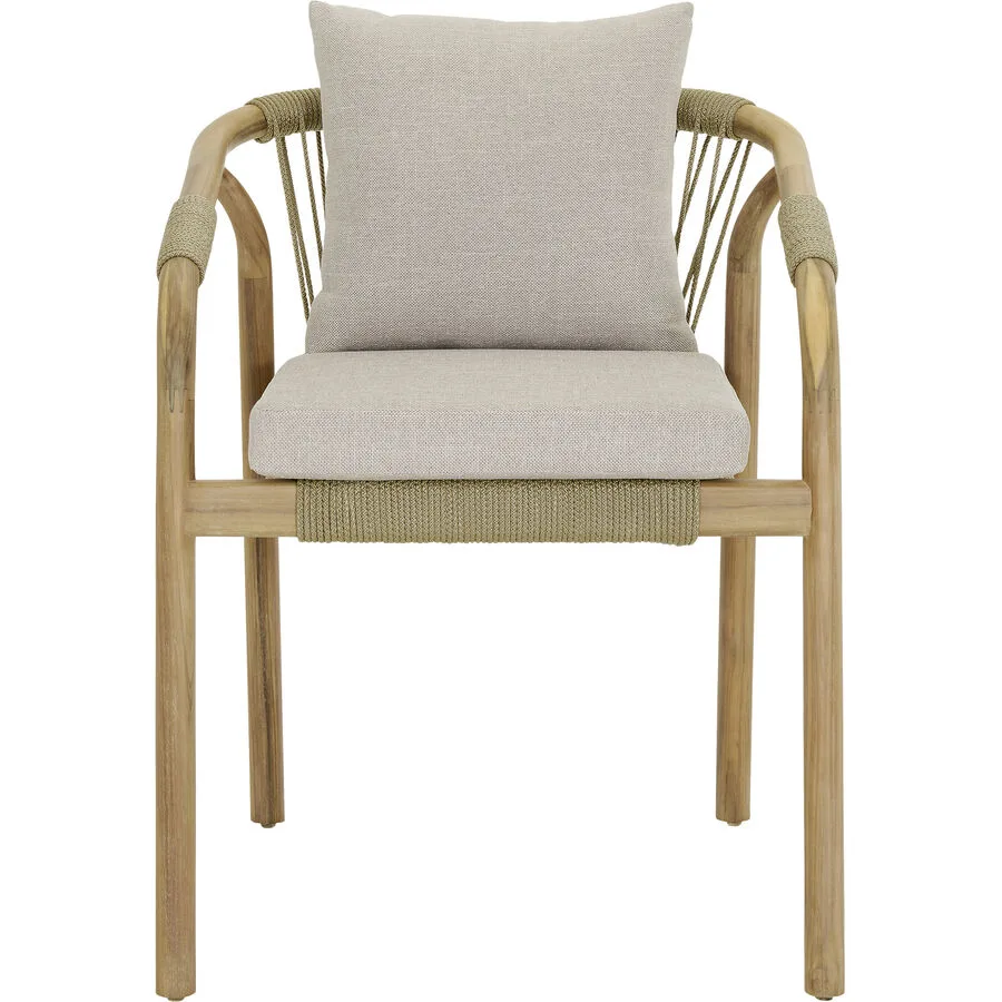 Gartenstuhl Carmela beige Akazie
