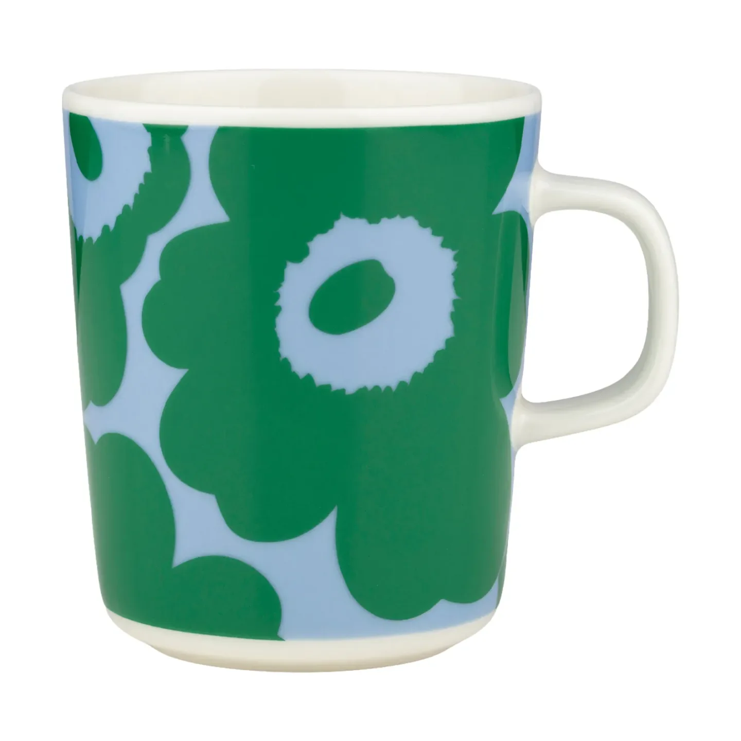 Marimekko Unikko Tasse 25 cl White-green-light blue