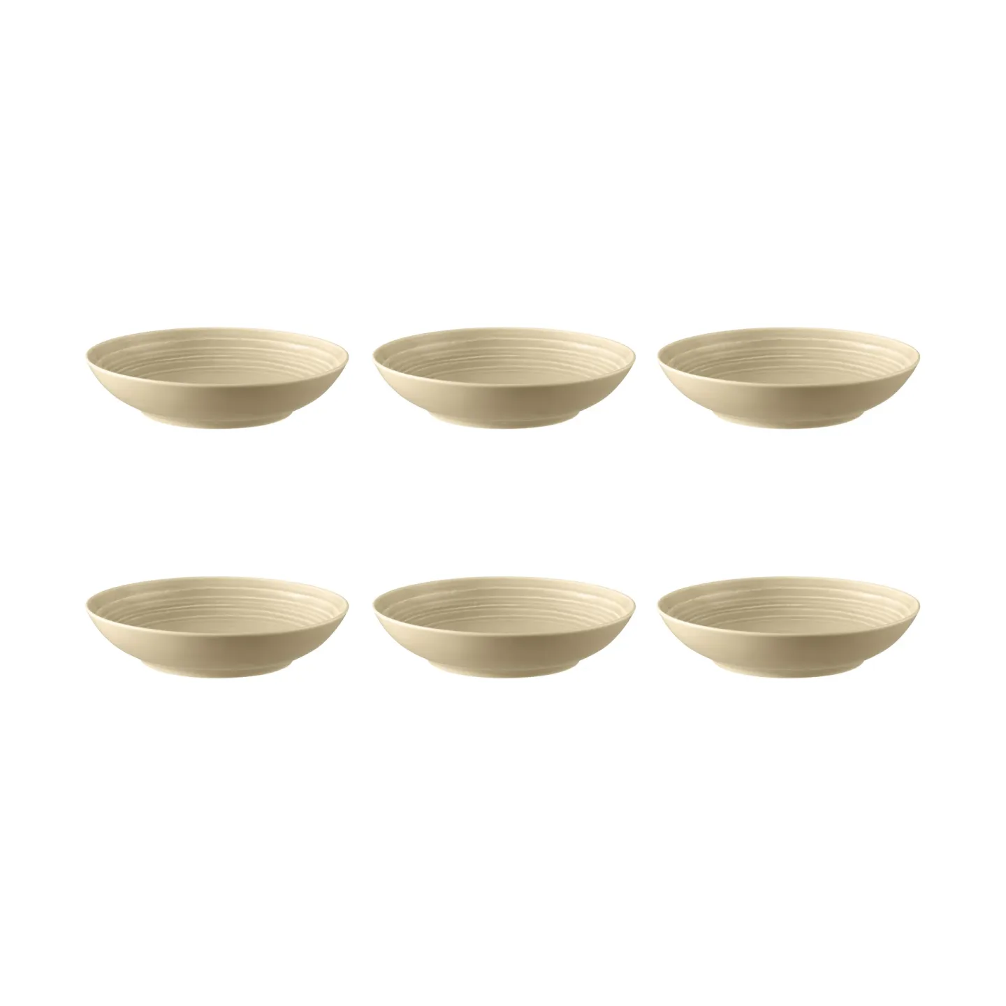 Seltmann Weiden Terra tiefer Teller Ø21,2cm 6er Pack Sand Beige