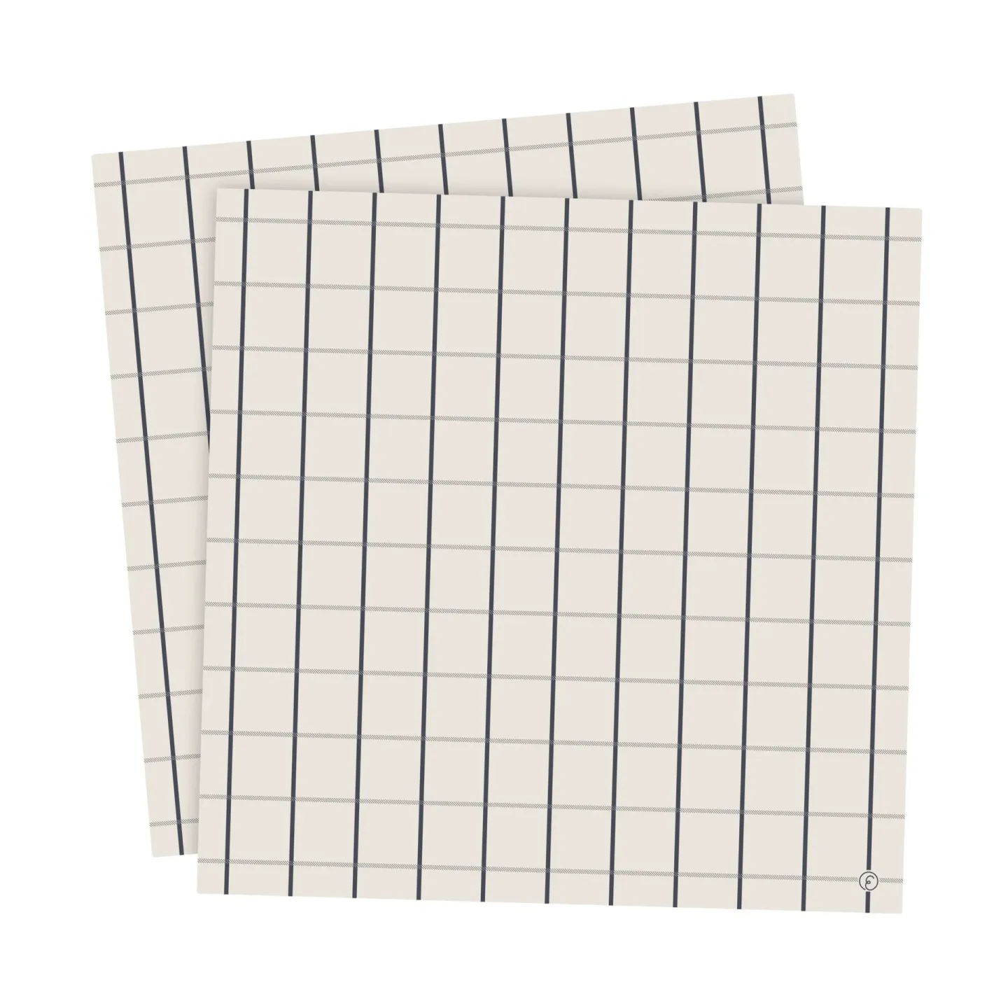 ERNST Ernst Serviette großkariert 33x33 cm 20er-Pack Beige-Blau
