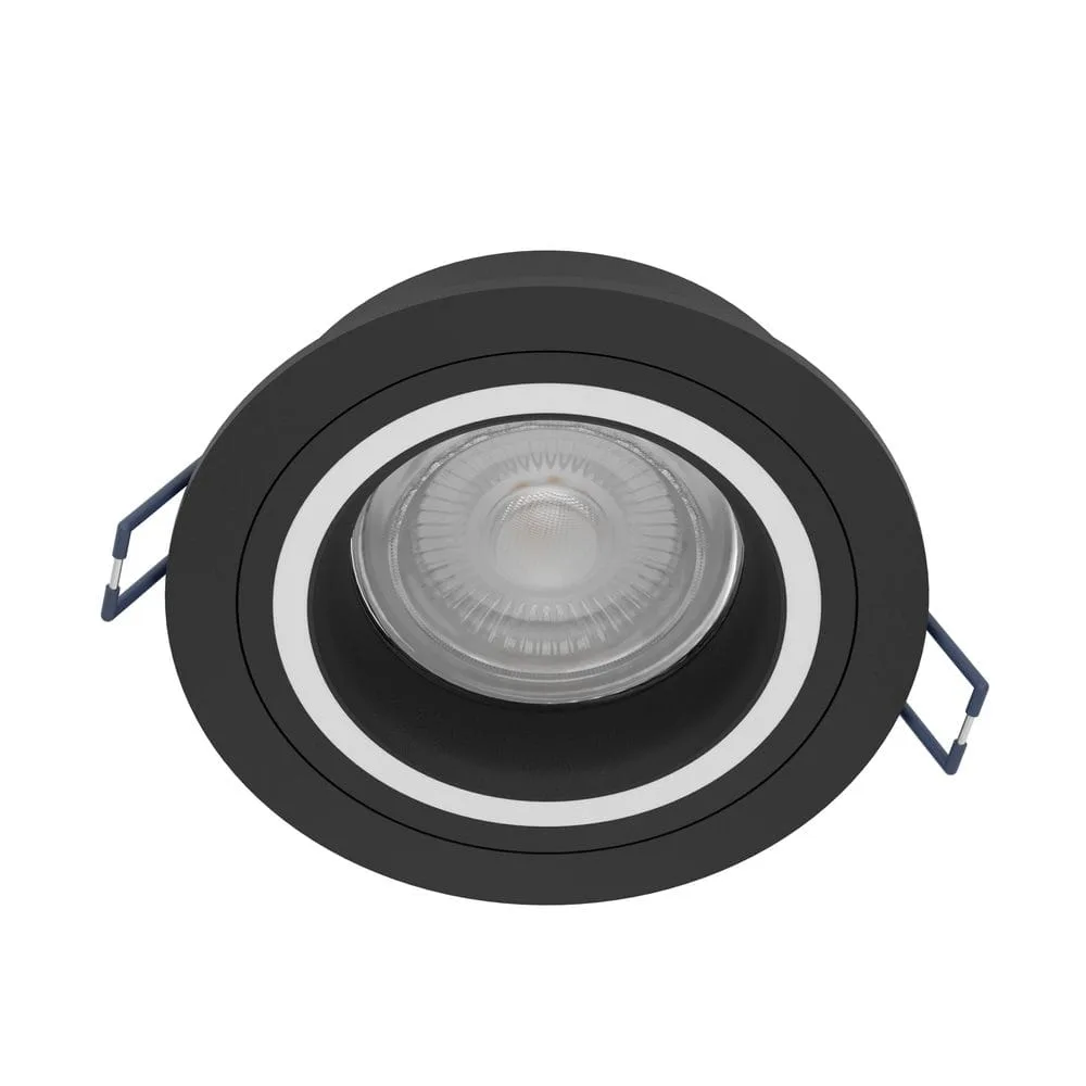 Infälld Lampa Carosso 93 mm - Svart