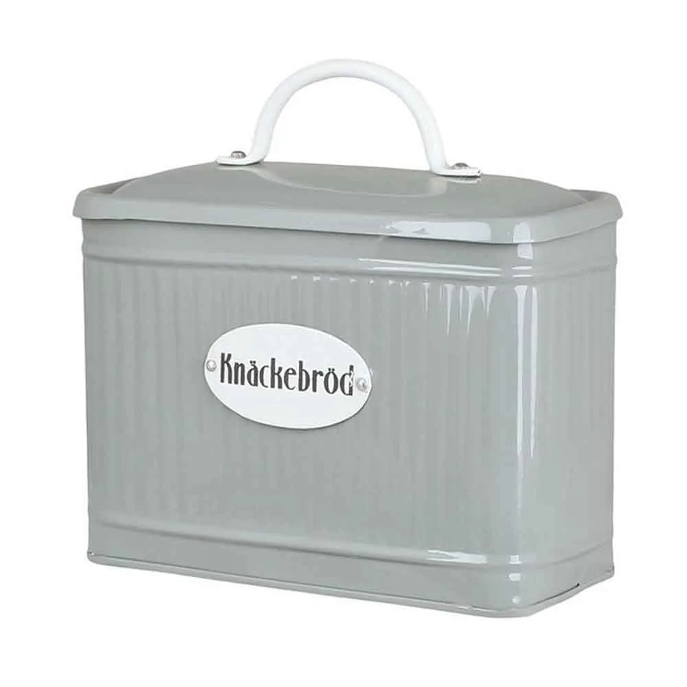 Retro knäckebrödsburk - Grön