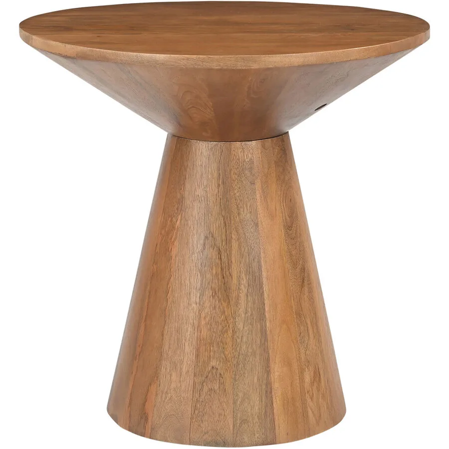 Beistelltisch Mango natur Mangoholz massiv B 60 H 60 cm