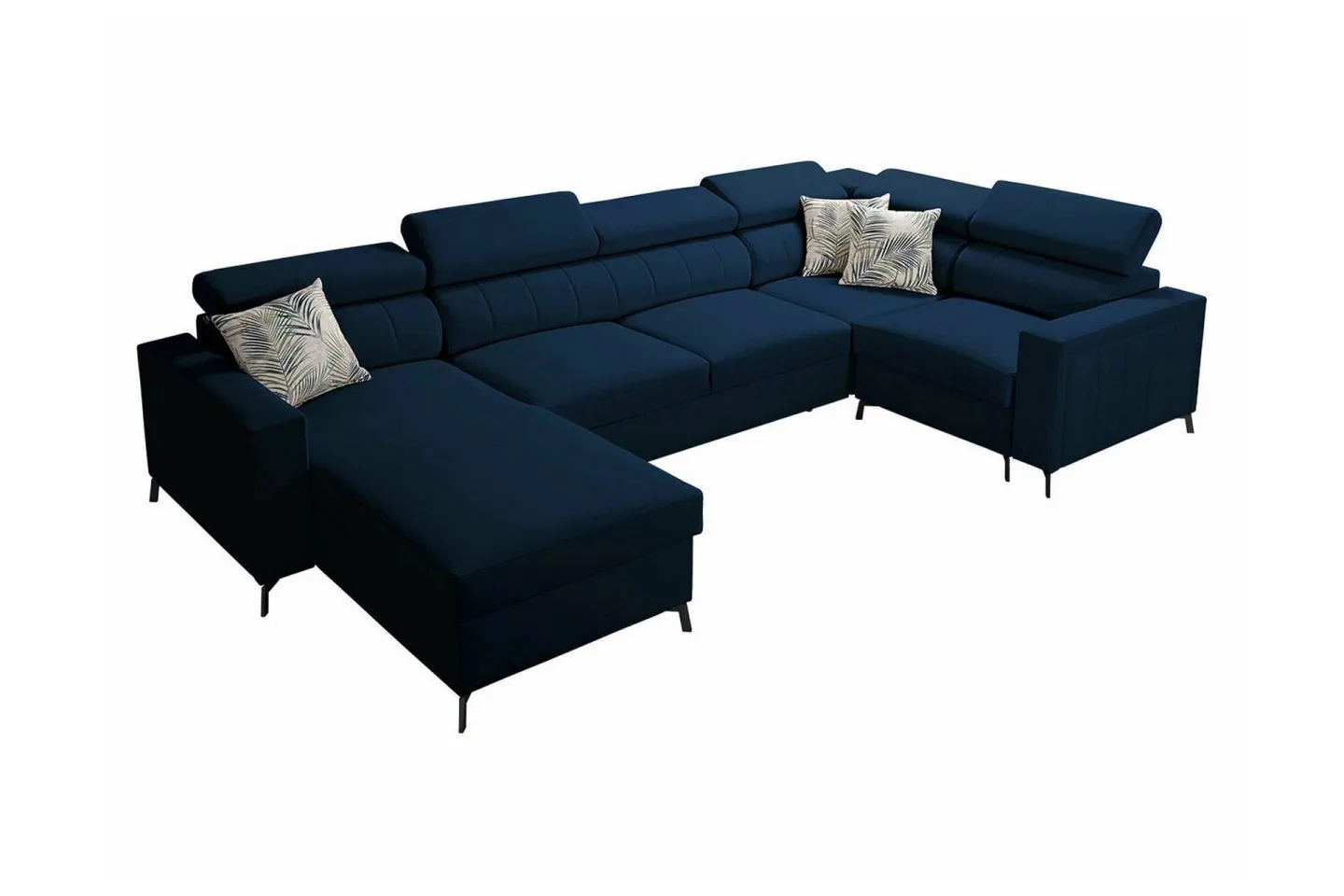Galbally 5-sits Hörnbäddsoffa Dark blue -