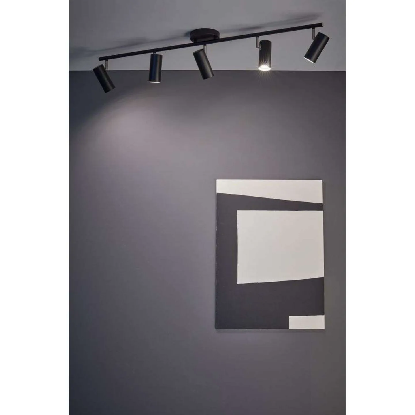 Barcelona Deckenleuchte 5L Black - Markslöjd - Wohnzimmer - Metall