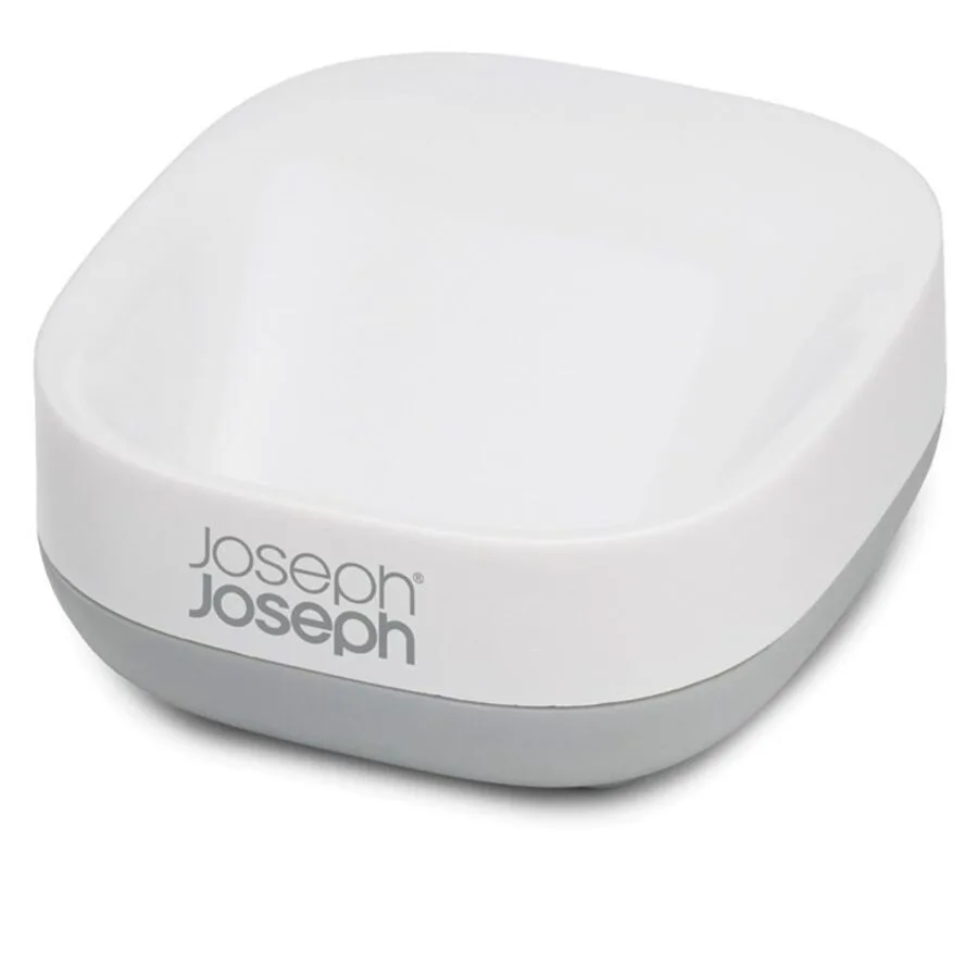 Seifenschale Joseph Joseph Grau/Weiss Kunststoff 7.9 cm 7.4 cm - Farbe: weiss/grau