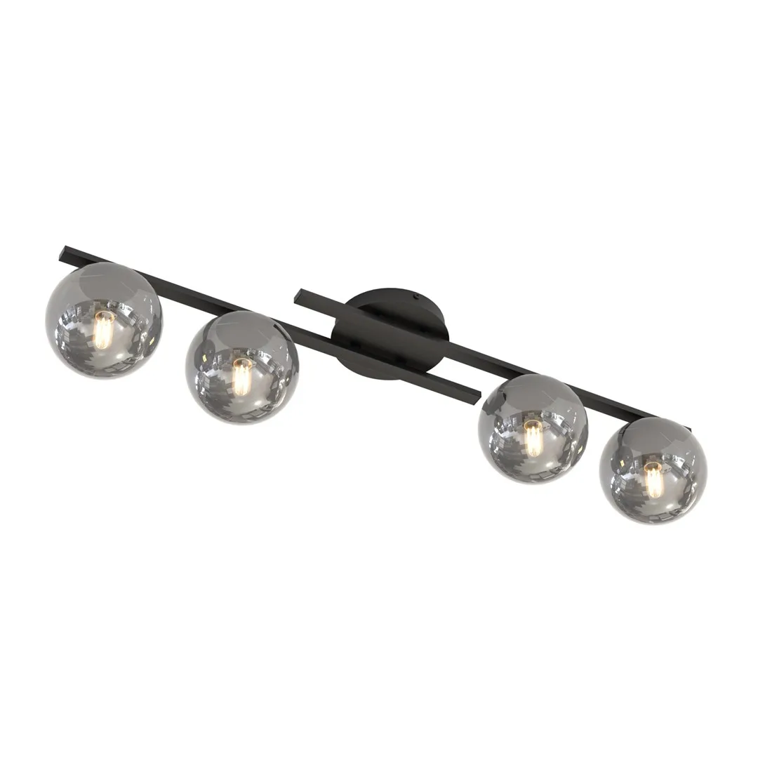 Emibig Lighting - Kairo 87cm - Takplafond - Svart/Rökfärgad