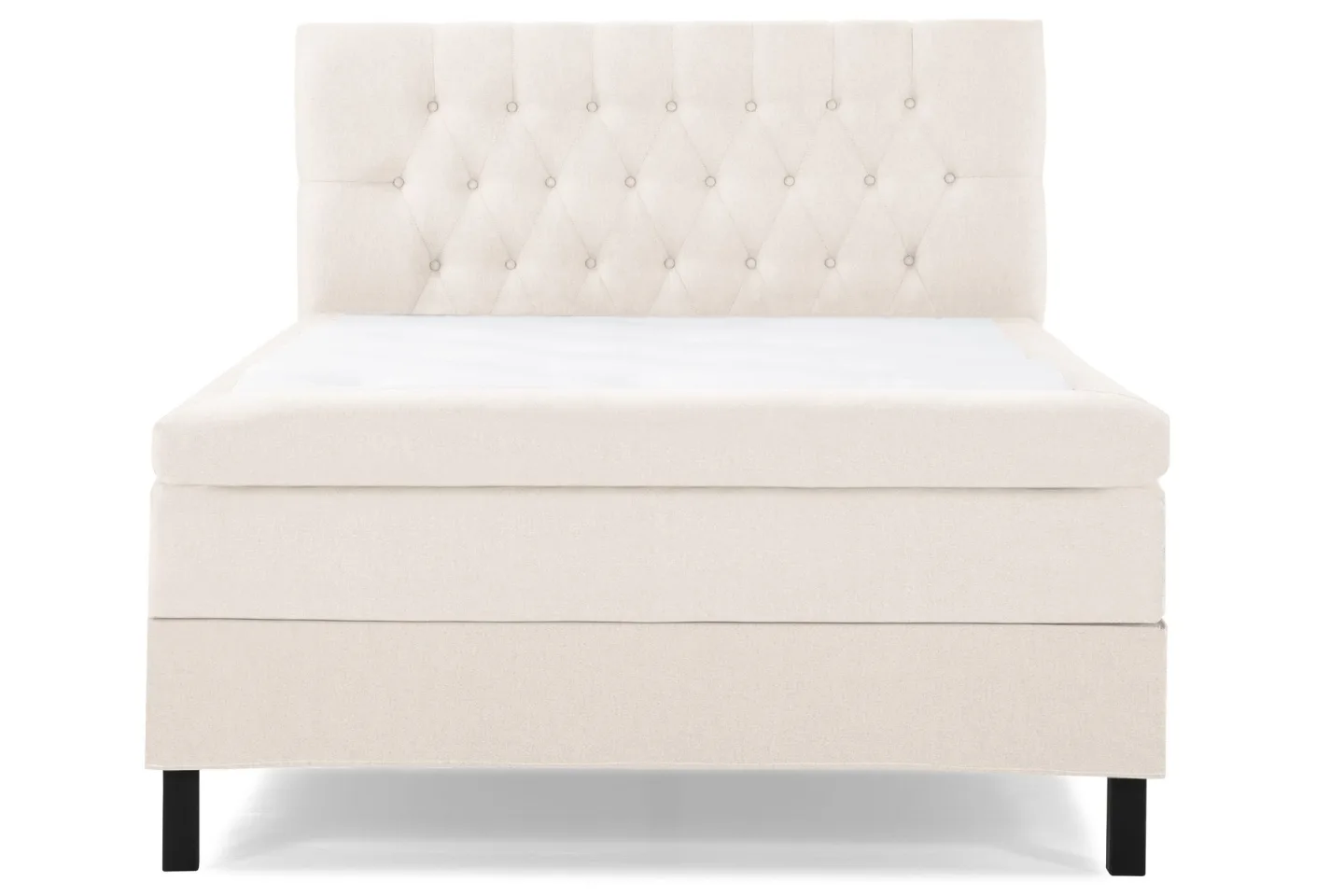 Lucky Komplett Sängpaket 120x200 Memory Diamant Sänggavel - Beige