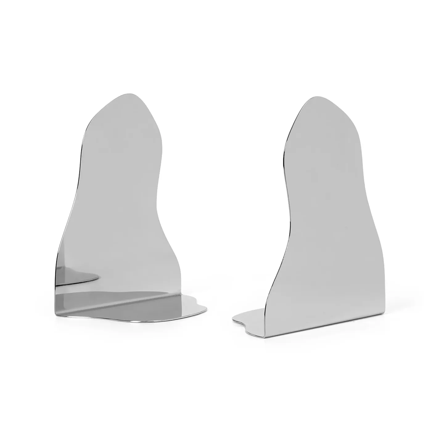 Ferm Living Pond Buchstütze 2er Set Mirror polish