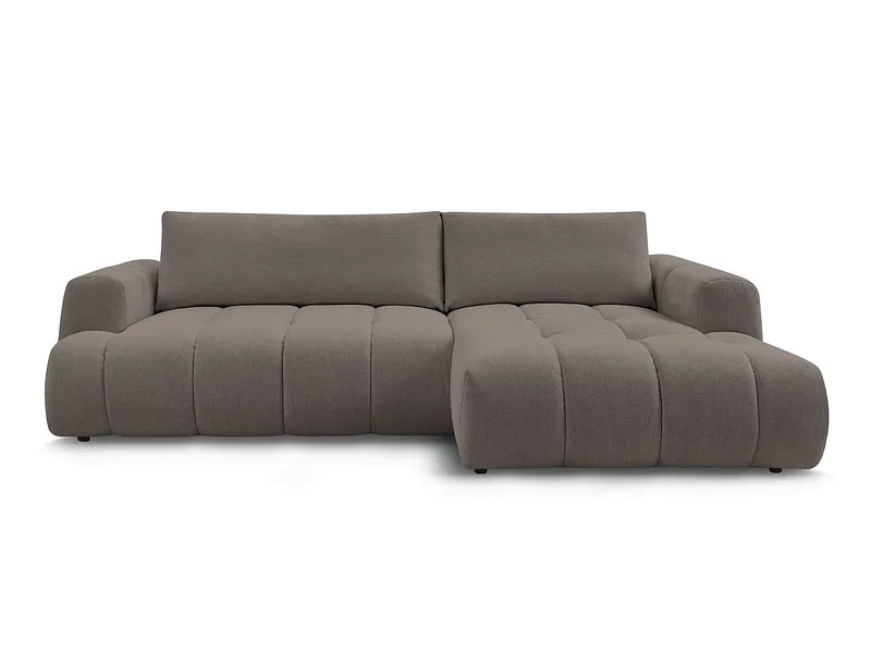 Ecksofa BOBOCHIC FUJI Stoff rotbraun