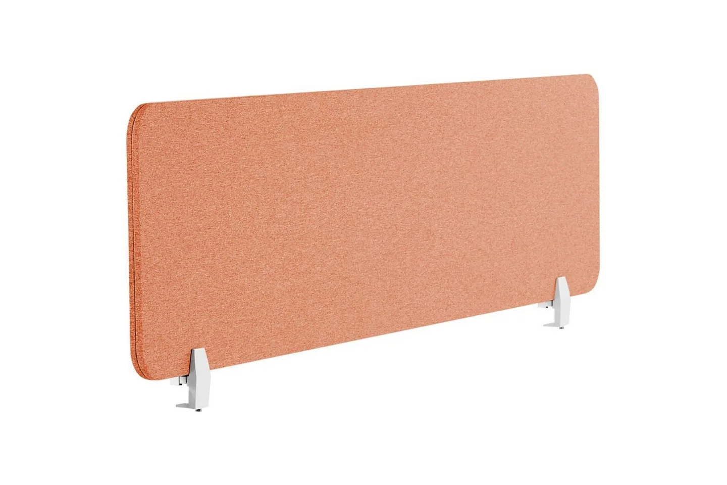 Skiljevägg för skrivbord Wally Röd, 130x2x40 cm - Röd, 130x2x40 cm