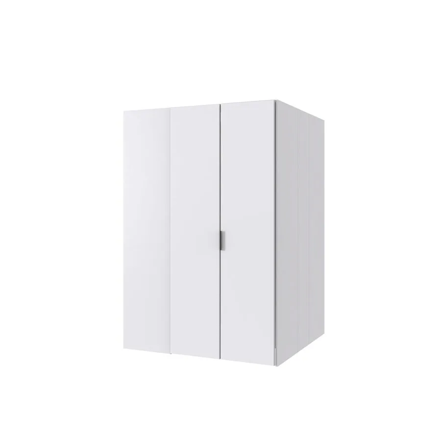 Kleiderschrank Nordy weiss Holzwerkstoff B 135 cm