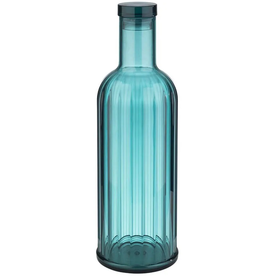 APS Flasche Stripes blau Silikon H 28.5 cm