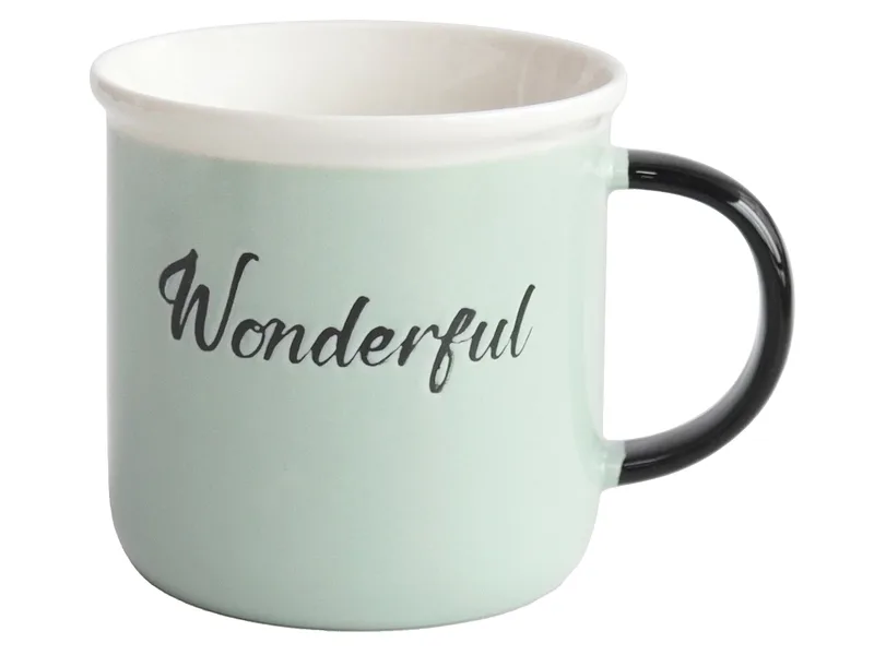 Tasse SUNRISE 39cl porzellan blau 1 Stück