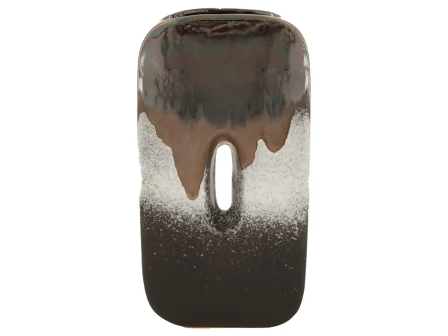 Dijk Vase Keramik Hellblau-Grau H: 25 cm | Schubiger Möbel