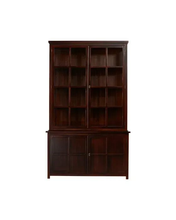 Rhode Island vitrinenschrank noble newport brown