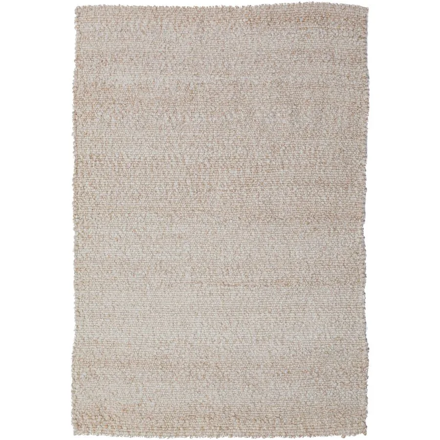Teppich Elvara CREME Einfarbig 100% POLYESTER 160 x 230 cm