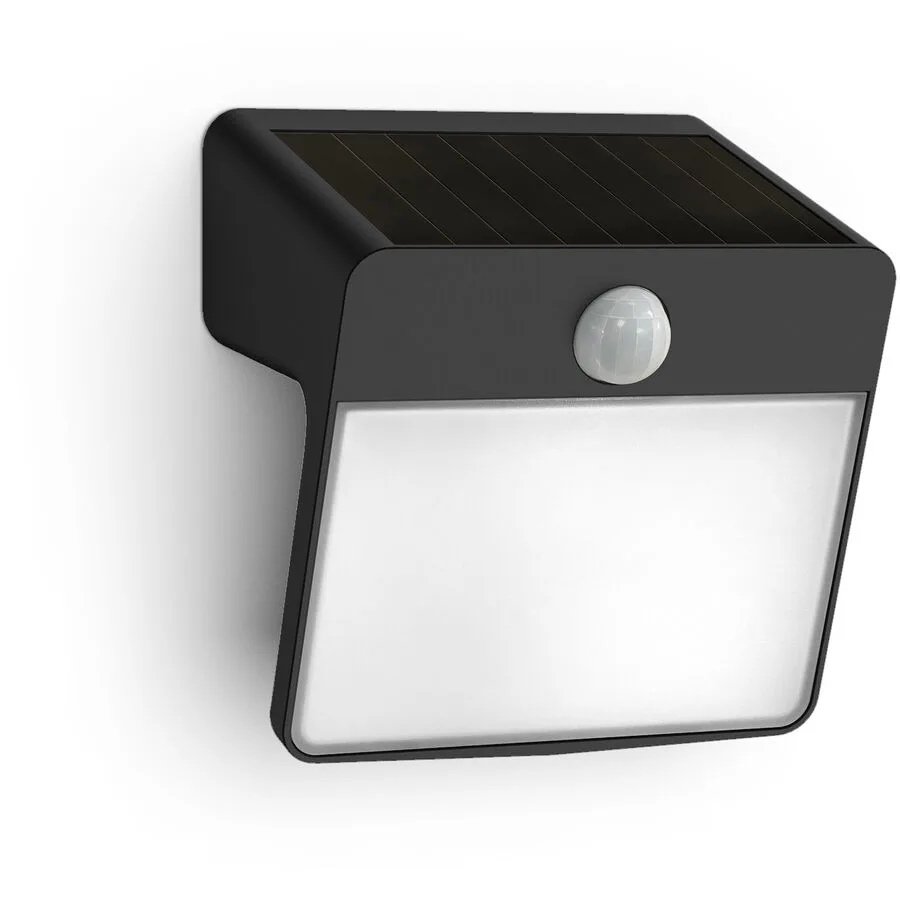 Solarlampe Philips Schwarz Kunststoff Extra warmweiss (2100 - 2700 Kelvin) - LED - LED Energiesparlampen