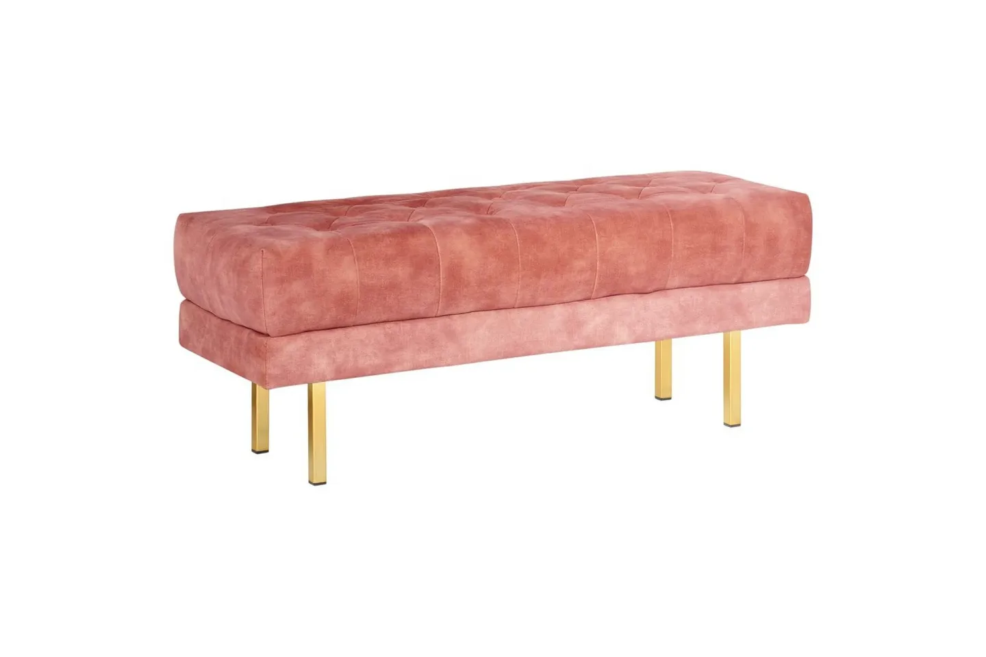 Sittbänk Roseville Rosa/guld - Rosa/guld