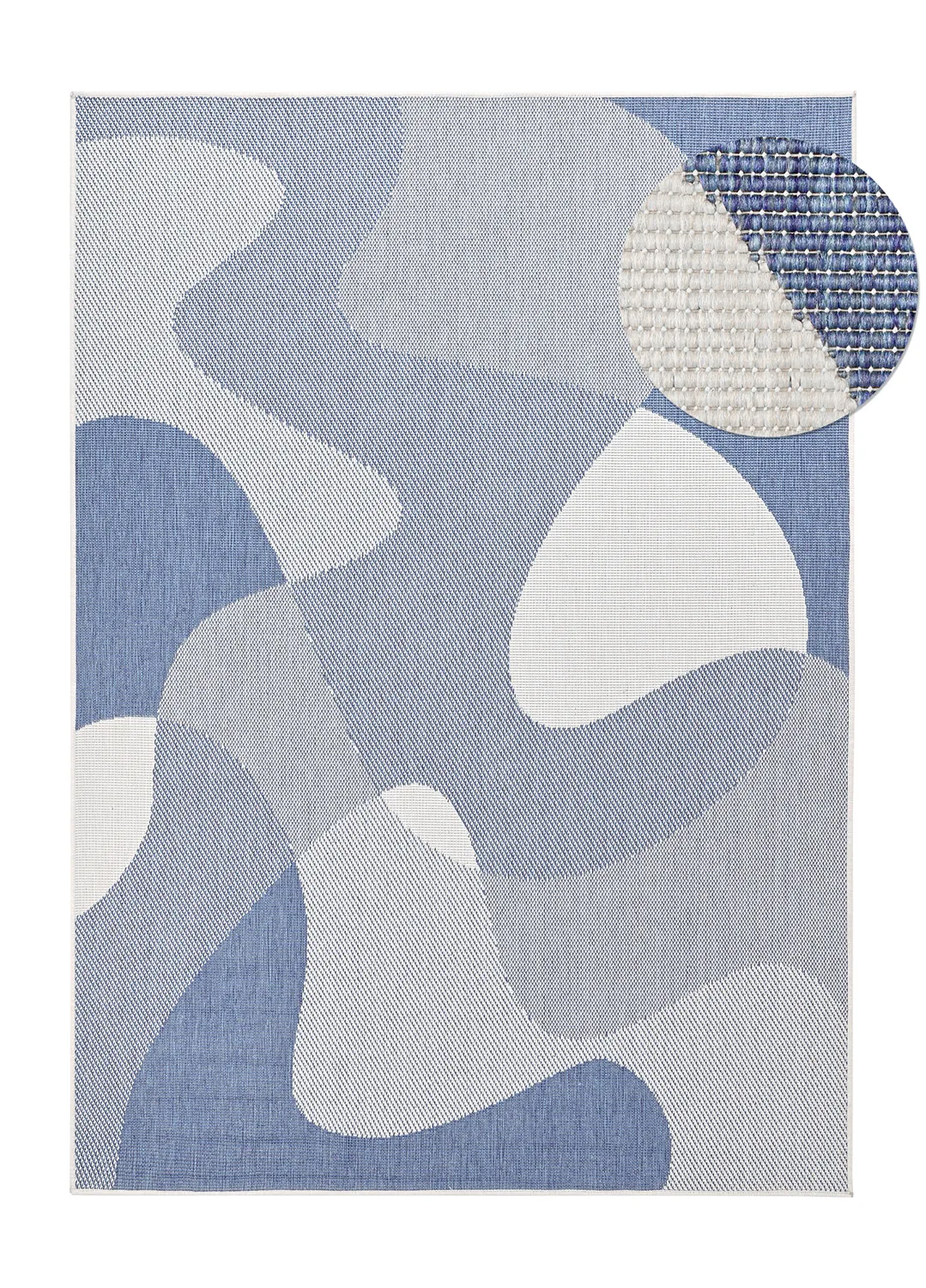 Innendørs/Utendørs tepper - Somerville (blå) (Størrelse: 160 x 230 cm)