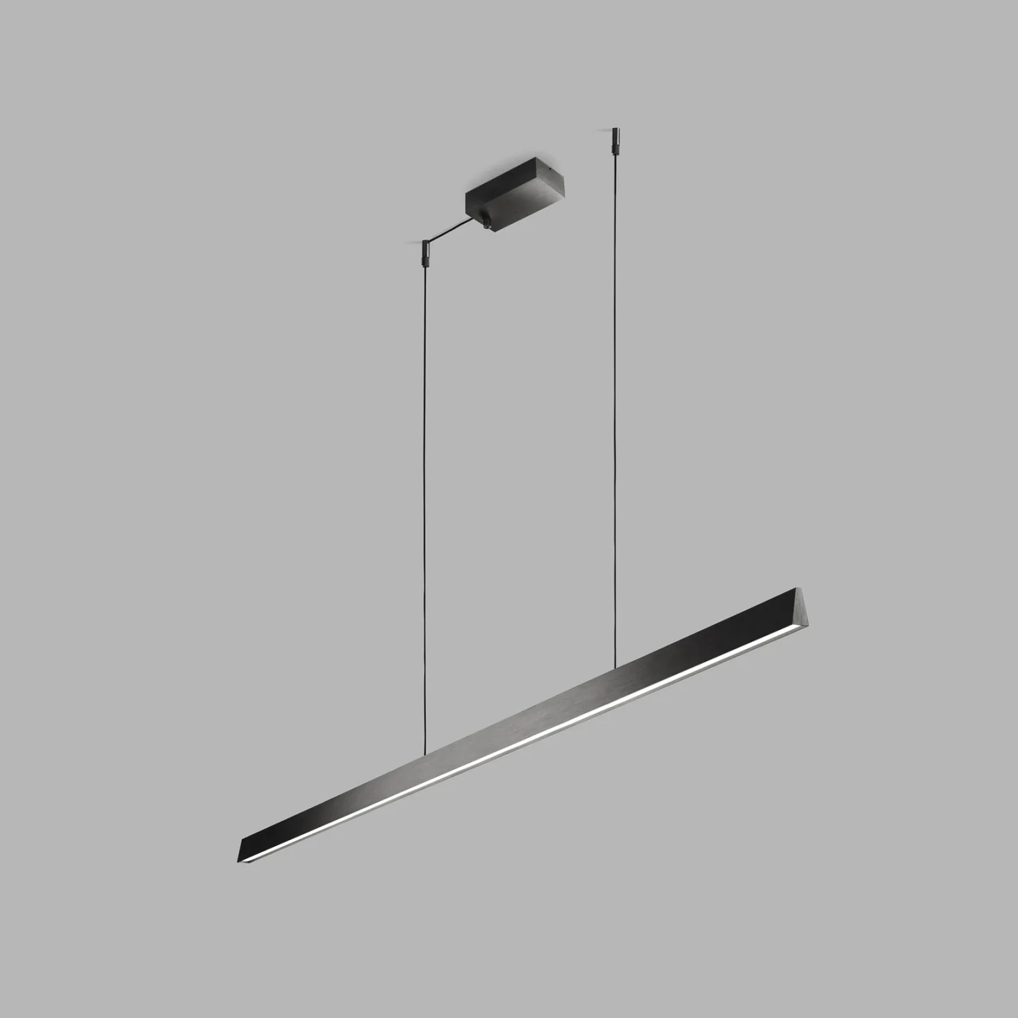 Edge Linear S1500 LED-hængelampe, sort, CCT - Light-Point - Kontor / arbejdsværelse - Design - Aluminium - Med flere lyskilder