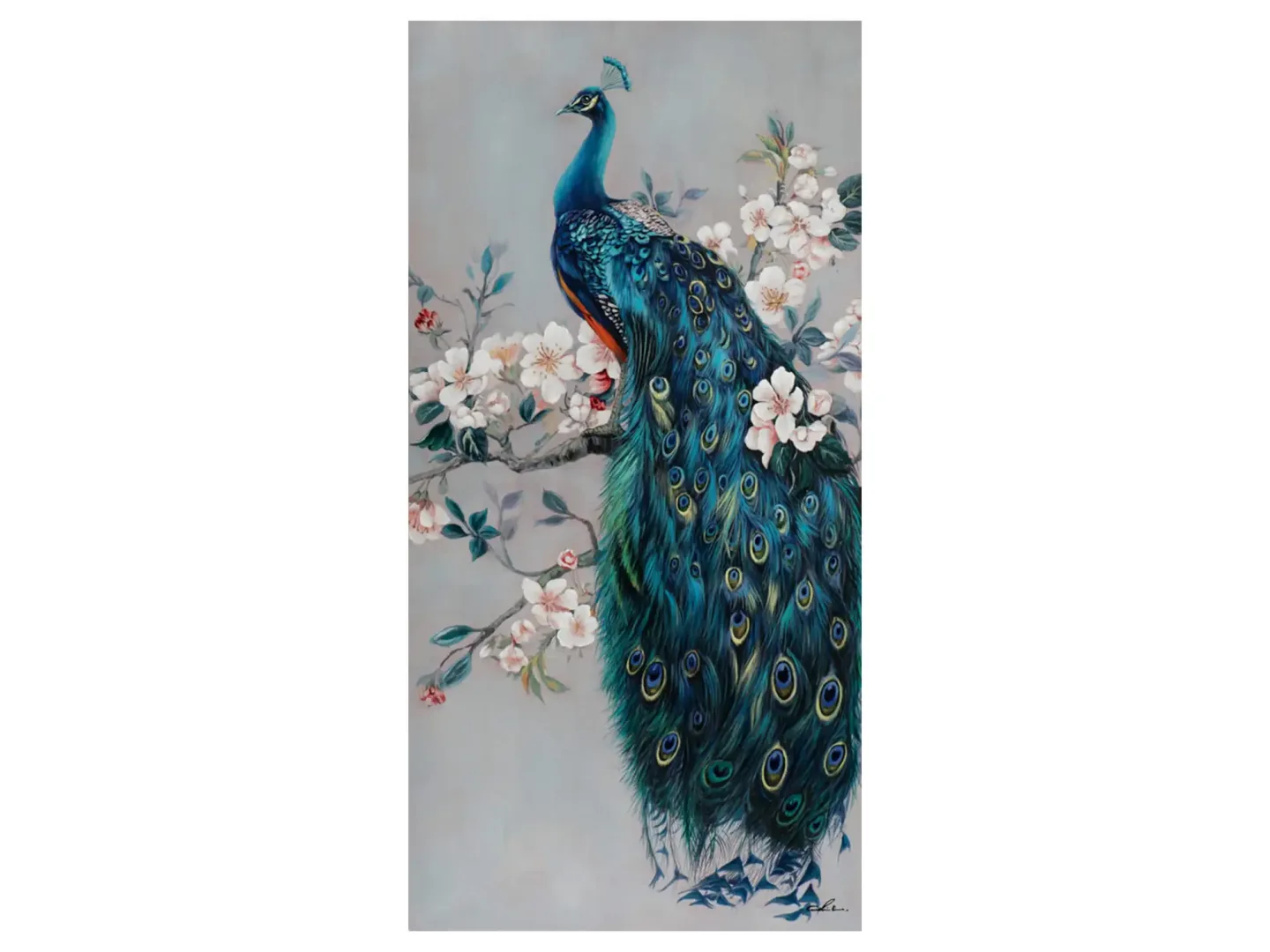 image LAND Bild Romantischer Pfau | Schubiger Möbel