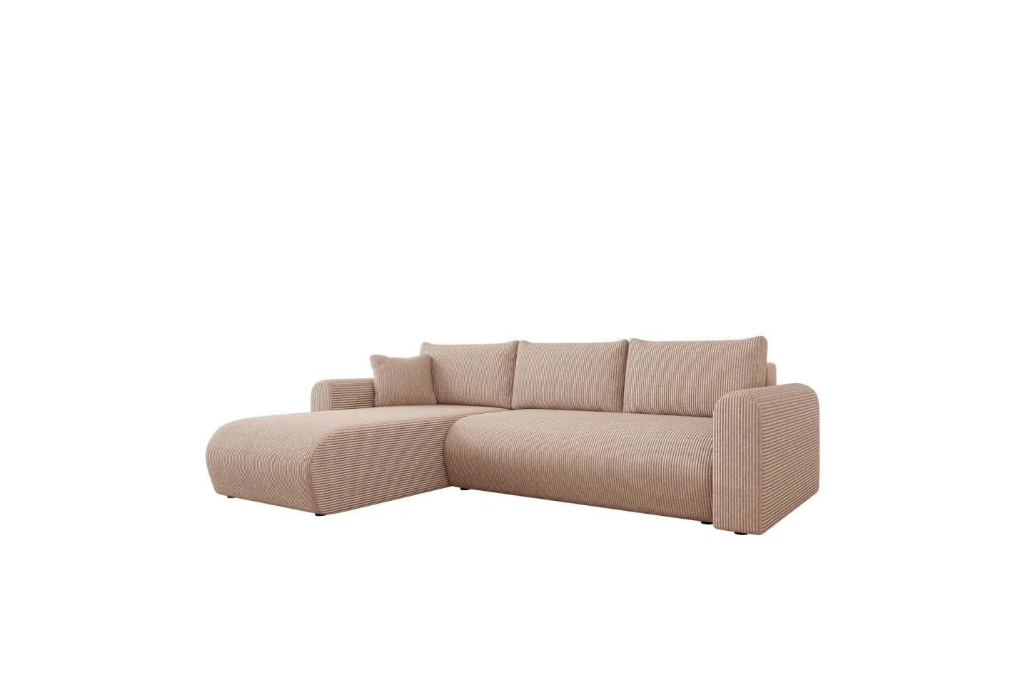 Tacon Bäddsoffa m. Divan 3-sits - Rosa