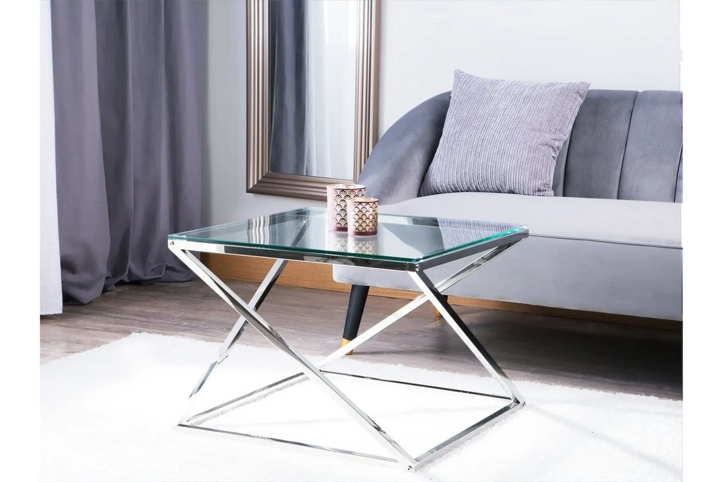 Beverly Soffbord 60 cm - Silver