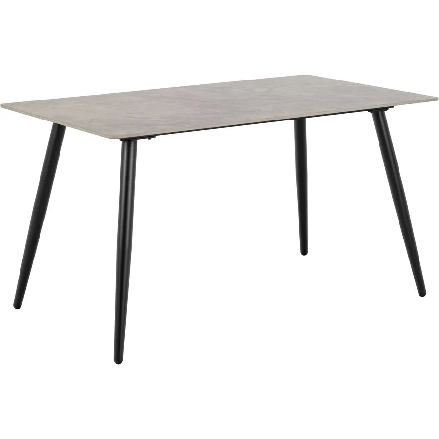 Esstisch Wicklow Grau Keramik 140 cm