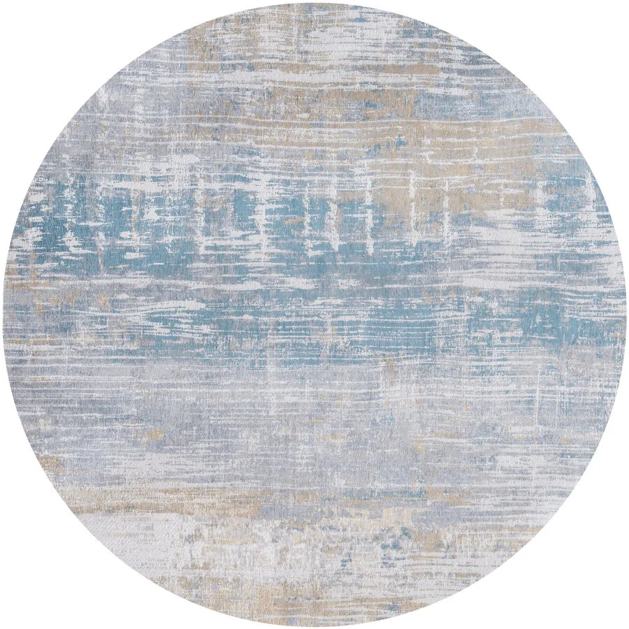 Teppich Streaks Blau Polyester 140 cm 140 cm