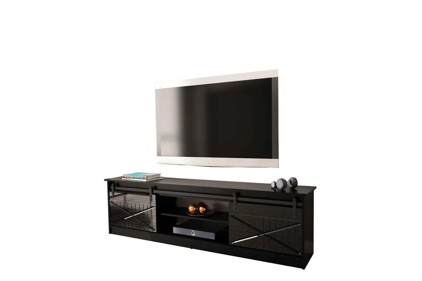 Tv-bänk - Svart