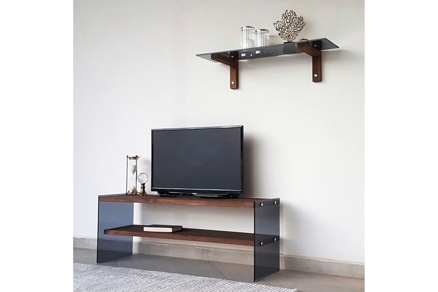 Tomassoni TV-Möbelset 45 cm - Valnöt