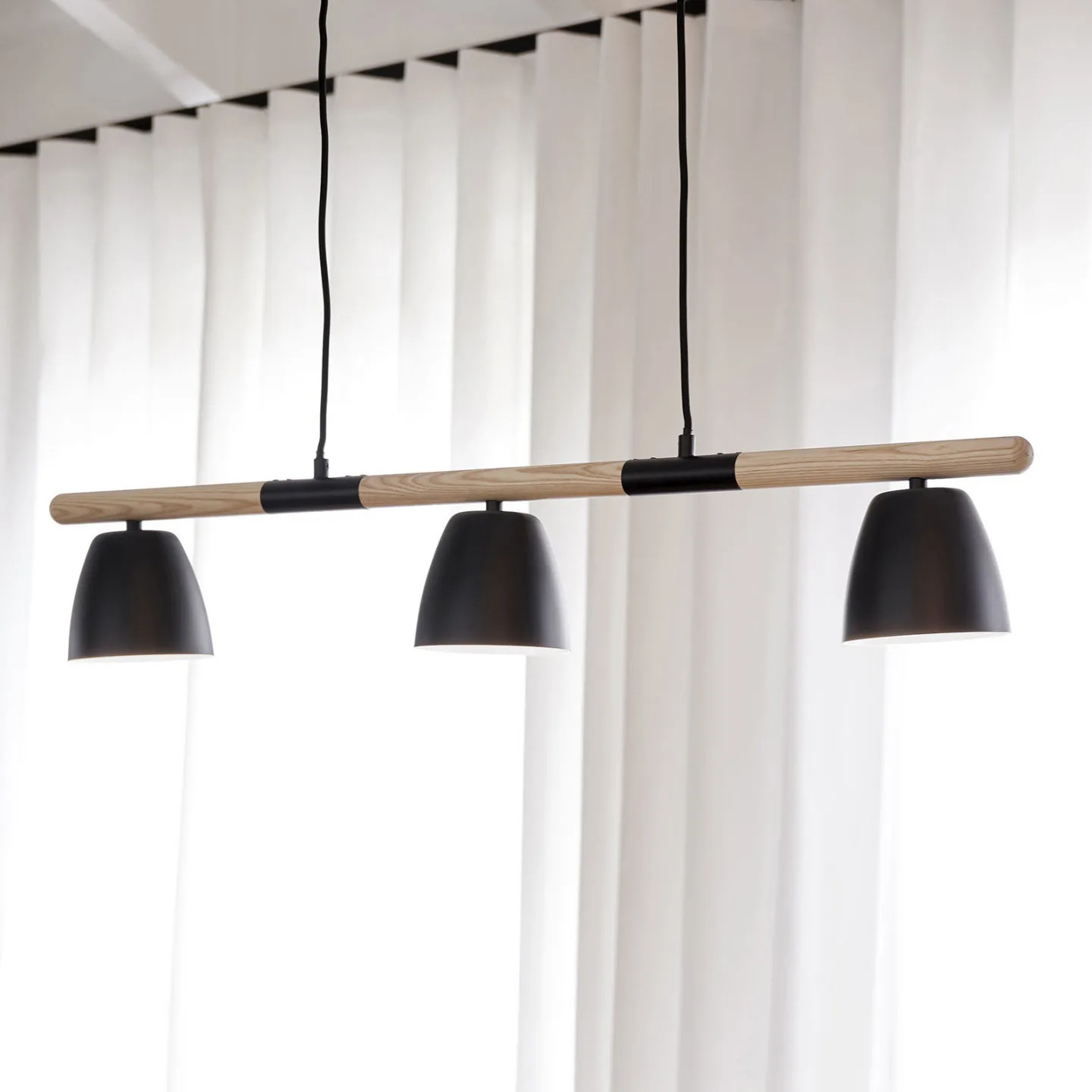 Theo 3 Pendelleuchte Black - Nordlux - Küche - Modern - Metall - Mehrflammig