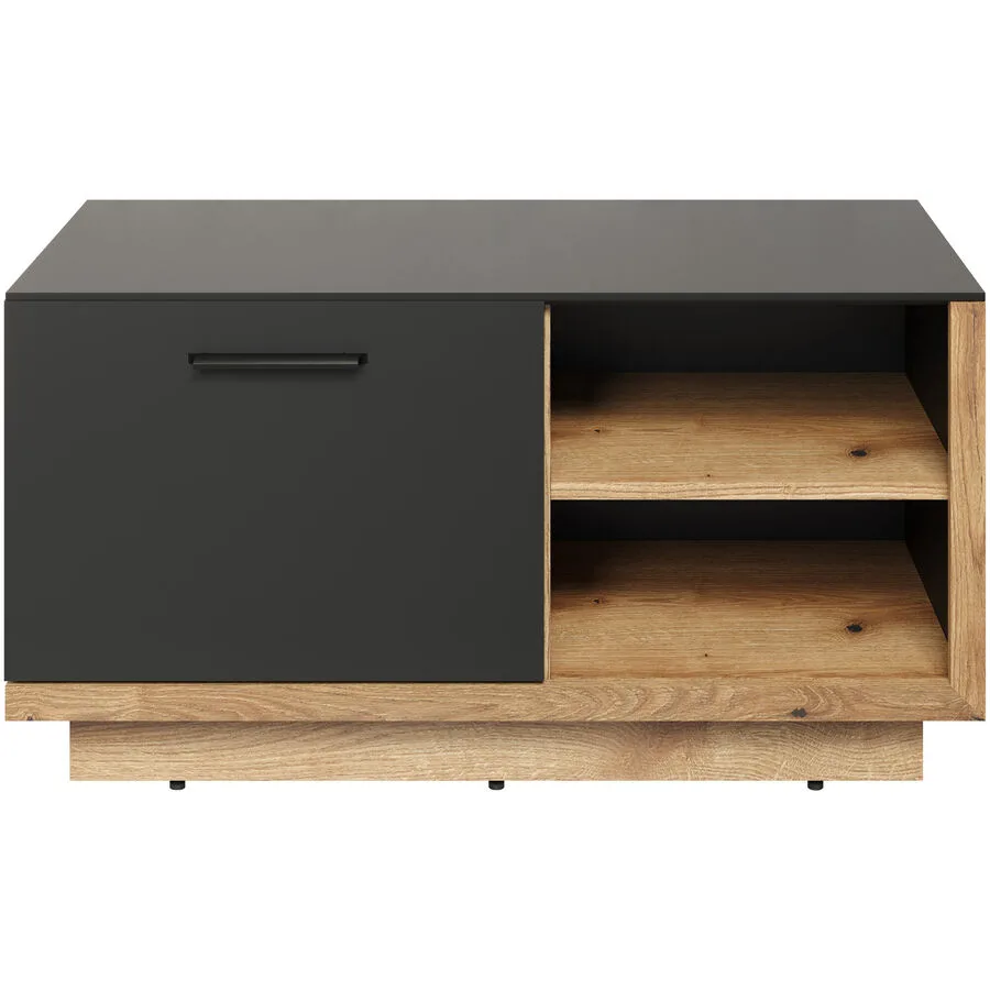 Bank Synnax anthrazit Holzwerkstoff B 90 H 48 cm