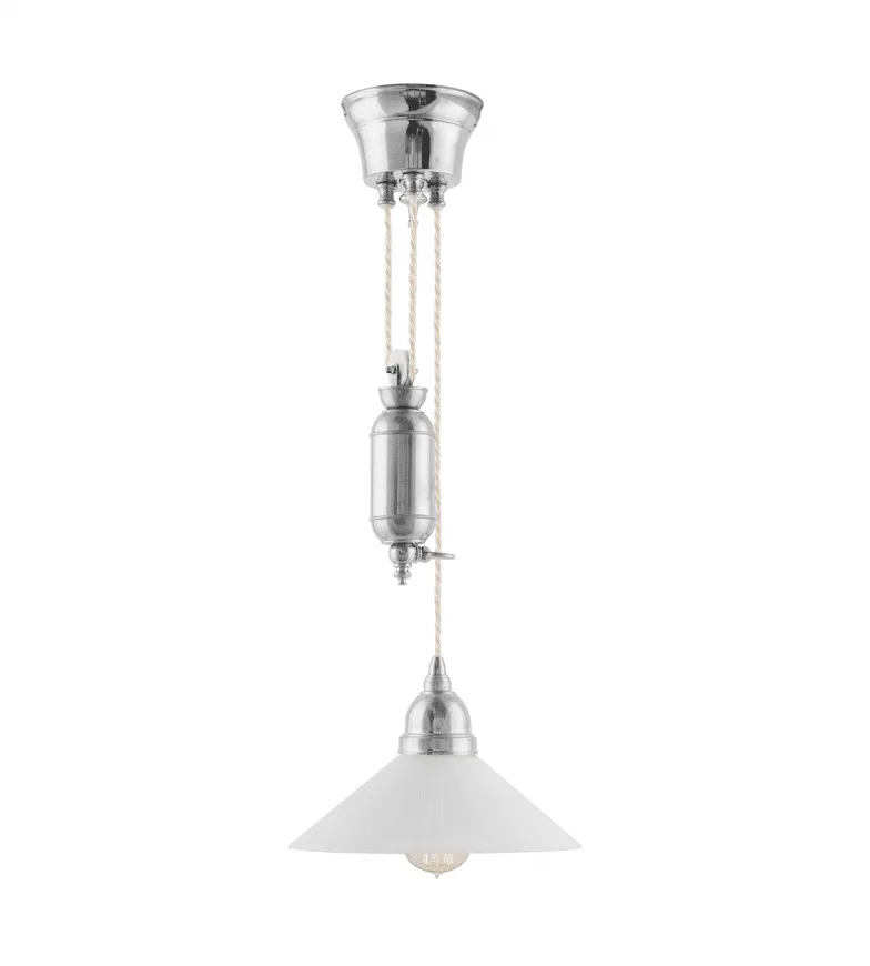 Karlskrona lampfabrik - Broman Hisspendel 60 - Karlskrona lampfabrik - Nickel