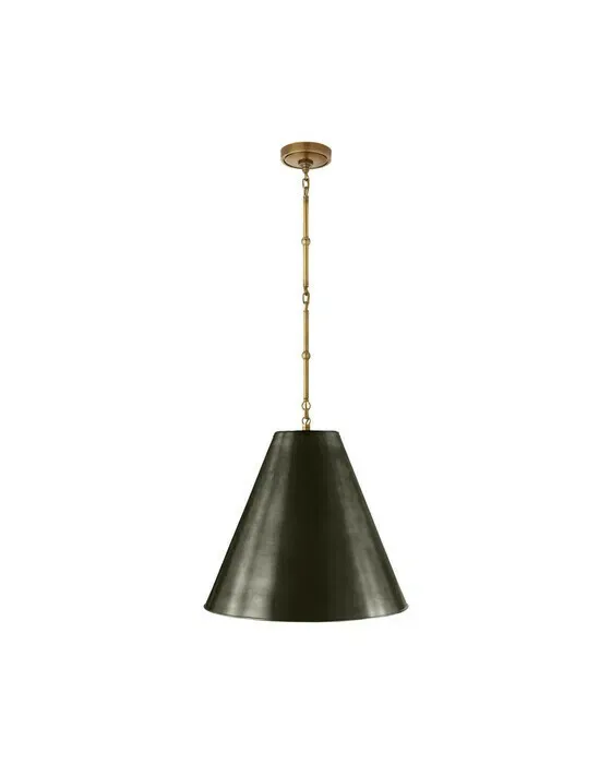 Goodman Hanging Light Antique Brass/Bronze Shade M